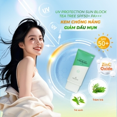T61 Kem chống nắng UV Protection Sun block TeaTree (SPF50+, PA+++) - The Skin House