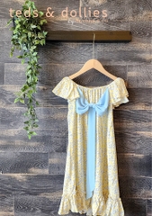 Váy Gracie Dress - Hoa vàng có nơ - TDS2401