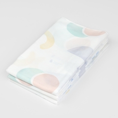 Khăn sợi tre đa năng họa tiết Signature Cloth Diaper 3chiếc/set