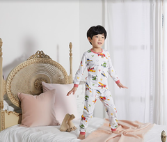 Bộ Pijama dài tay Olomimi bé trai Helicopters