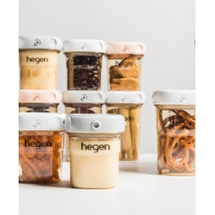 Bình trữ sữa Hegen PPSU 150ml nắp màu trắng (Sét 4 Bình)