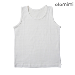 Áo ba lỗ Olomimi Plain White