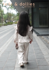 Set bò hoa màu kem - TDF2405