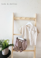 Teds & Dollies Quần caro bé trai TDS2323