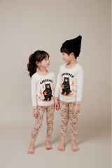 Bộ pijama dài Olomimi bé trai/bé gái Bear Gardener