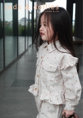 Set bò hoa màu kem - TDF2405