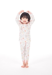 Bộ Pijama dài tay Moi&Du bé gái - Vintage Flower