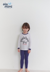 Bộ pijama dài tay Olomimi bé trai Hi Dino