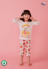 Bộ pijama lửng Olomimi bé gái Peach Peach