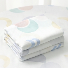 Khăn sợi tre đa năng họa tiết Signature Cloth Diaper 3chiếc/set