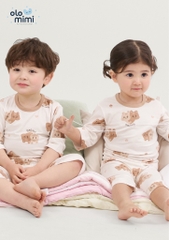 Bộ pijama lửng Olomimi bé trai/bé gái Bebe Twin