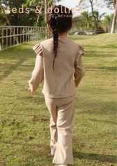 Set dài vai bèo tăm tiêu màu hồng - TDF2403H