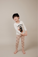Bộ pijama dài Olomimi bé trai/bé gái Bear Gardener