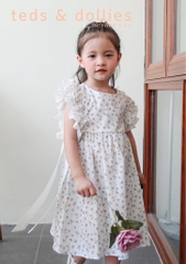 Váy Lapine Dress - Họa tiết thỏ phối nơ - TDS2405