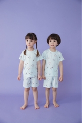 Bộ pijama cộc Olomimi bé trai/ bé gái Snowbird