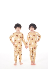 Bộ Pijama dài tay Moi&Du bé trai/bé gái - Friends