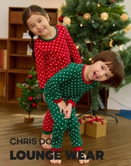 Bộ dài tay Christmas Dots