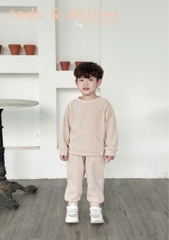 Set dài tay tăm chun thu đông bé trai be - TDF2404B