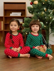 Bộ dài tay Christmas Dots