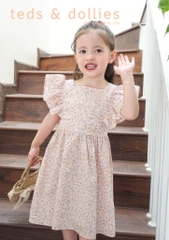 Váy Petite Fleur Dress - Hoa hồng bèo vai - TDS2404