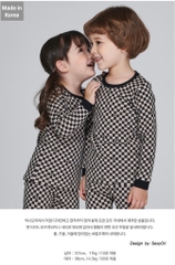 Bộ dài tay Checked Pyjama