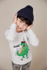 Bộ pijama dài Olomimi bé trai Dino City