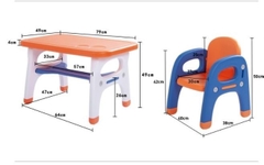 Bộ bàn ghế Dinosaur table + 1 Chair