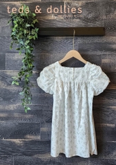 Váy Ivy Dress - Hoa nhí trắng tím - TDS2409