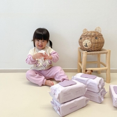 Giấy ướt Bebesup Premier 70 tờ (có nắp)