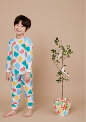 Bộ pijama dài Olomimi bé trai/bé gái Bird Friends