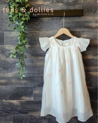 Váy Chloe Dress - Họa tiết in nơ nổi trắng - TDS2402