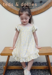 Váy Gracie Dress - Hoa vàng có nơ - TDS2401