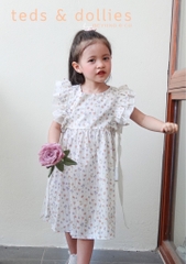 Váy Lapine Dress - Họa tiết thỏ phối nơ - TDS2405