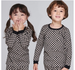 Bộ dài tay Checked Pyjama