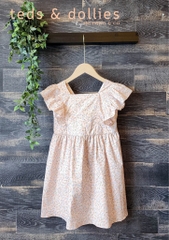 Váy Petite Fleur Dress - Hoa hồng bèo vai - TDS2404