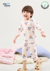 Bộ pijama lửng Olomimi bé trai Puppy Car