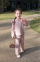 Quần tăm tiêu màu hồng - TDF2403QH