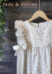 Váy Lapine Dress - Họa tiết thỏ phối nơ - TDS2405