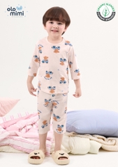 Bộ pijama lửng Olomimi bé trai Puppy Car