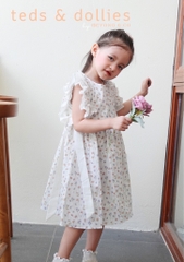 Váy Lapine Dress - Họa tiết thỏ phối nơ - TDS2405