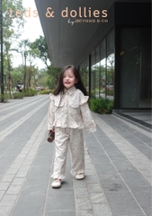 Set bò hoa màu kem - TDF2405