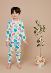 Bộ pijama dài Olomimi bé trai/bé gái Bird Friends