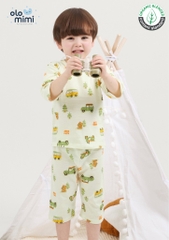 Bộ pijama lửng Olomimi bé trai Camper Van