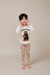 Bộ pijama dài Olomimi bé trai/bé gái Bear Gardener
