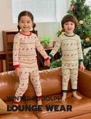 Bộ dài tay Christmas Reindeers