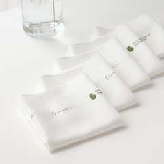 Khăn sữa sợi tre Gauzee trắng 10chiếc/set