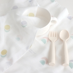 Khăn sữa sợi tre Gauze họa tiết 6chiếc/set