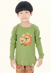 Bộ Pijama dài tay Moi&Du bé trai - Lion