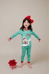 Bộ pijama dài Olomimi bé trai/bé gái Santa Christmas