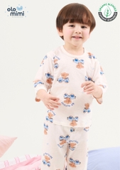 Bộ pijama lửng Olomimi bé trai Puppy Car